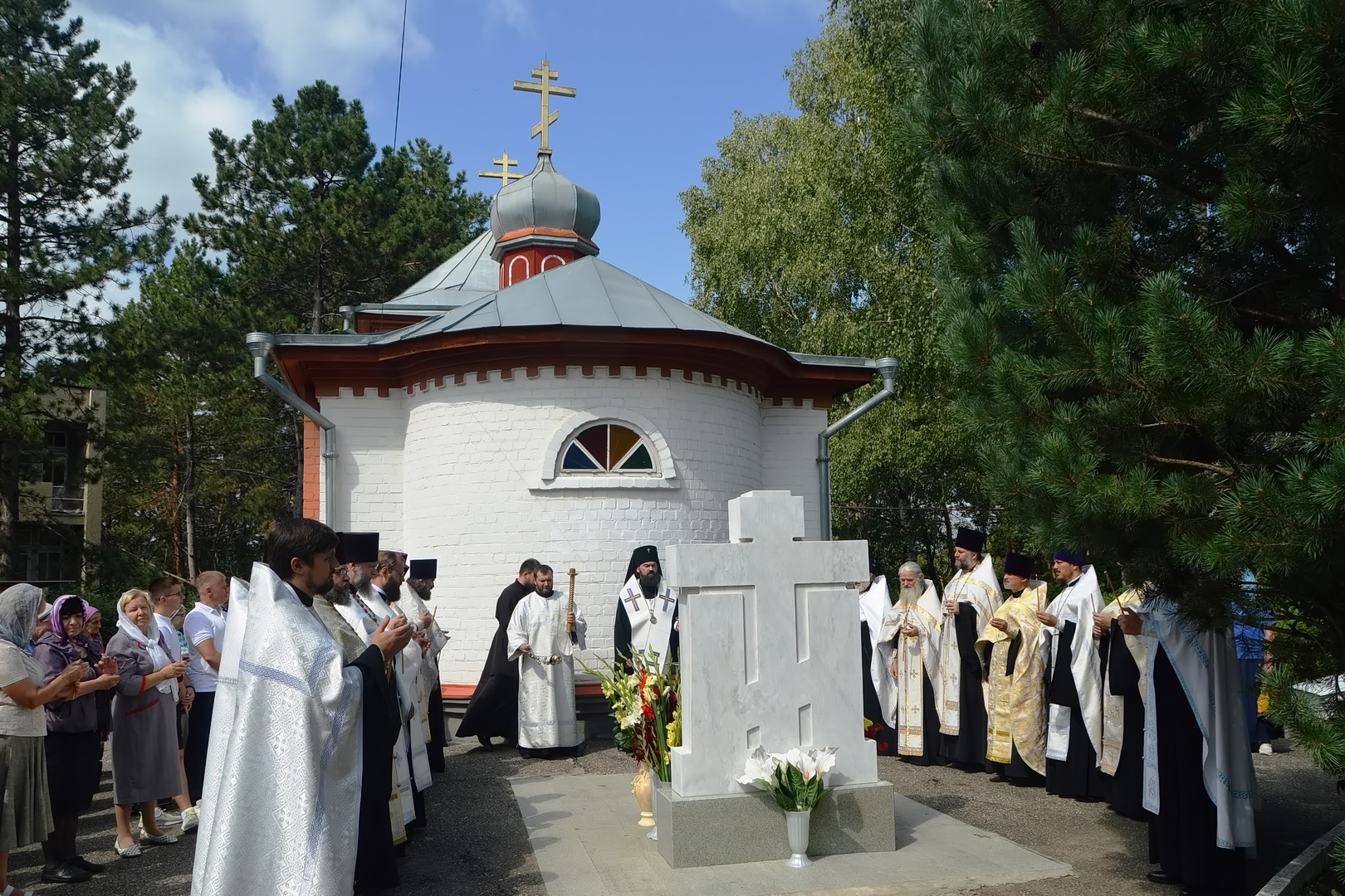 Крестовоздвиженский храм г Кисловодск