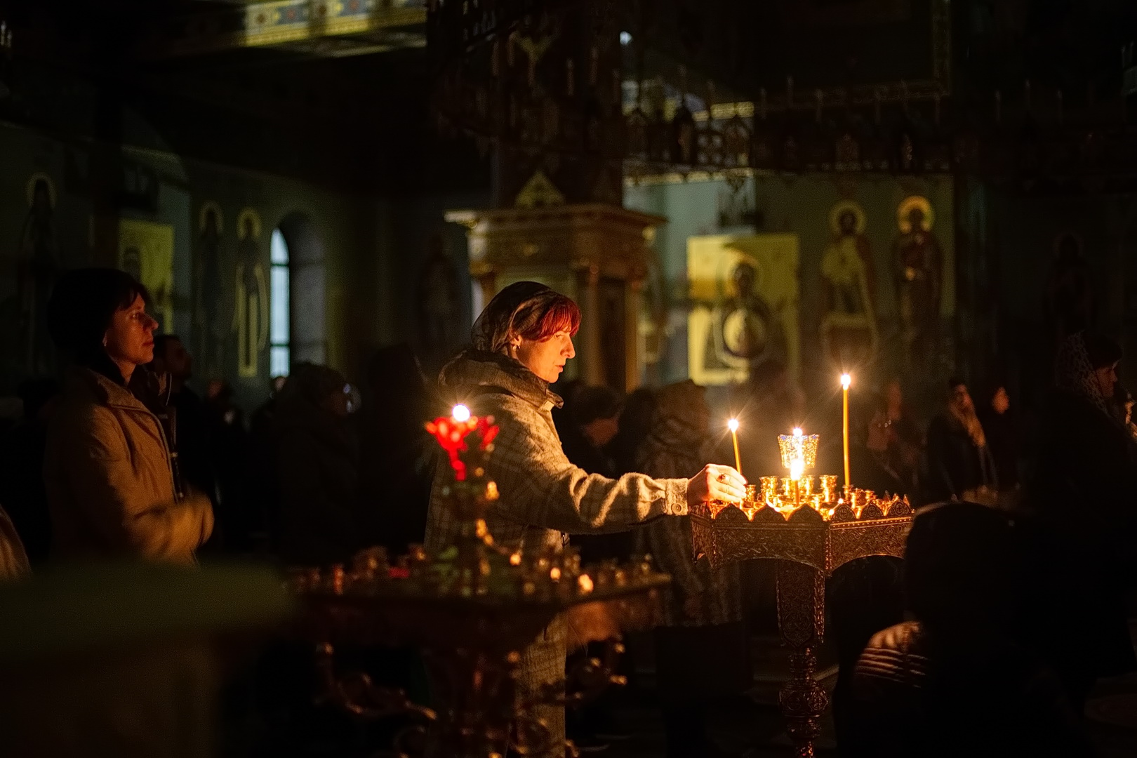 служба в храме 31 декабря 2023