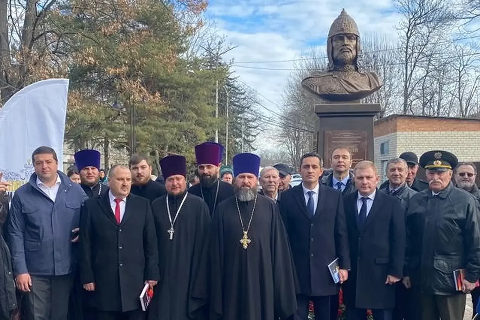 В Ессентуках открыли скульптурный образ Александра Невского