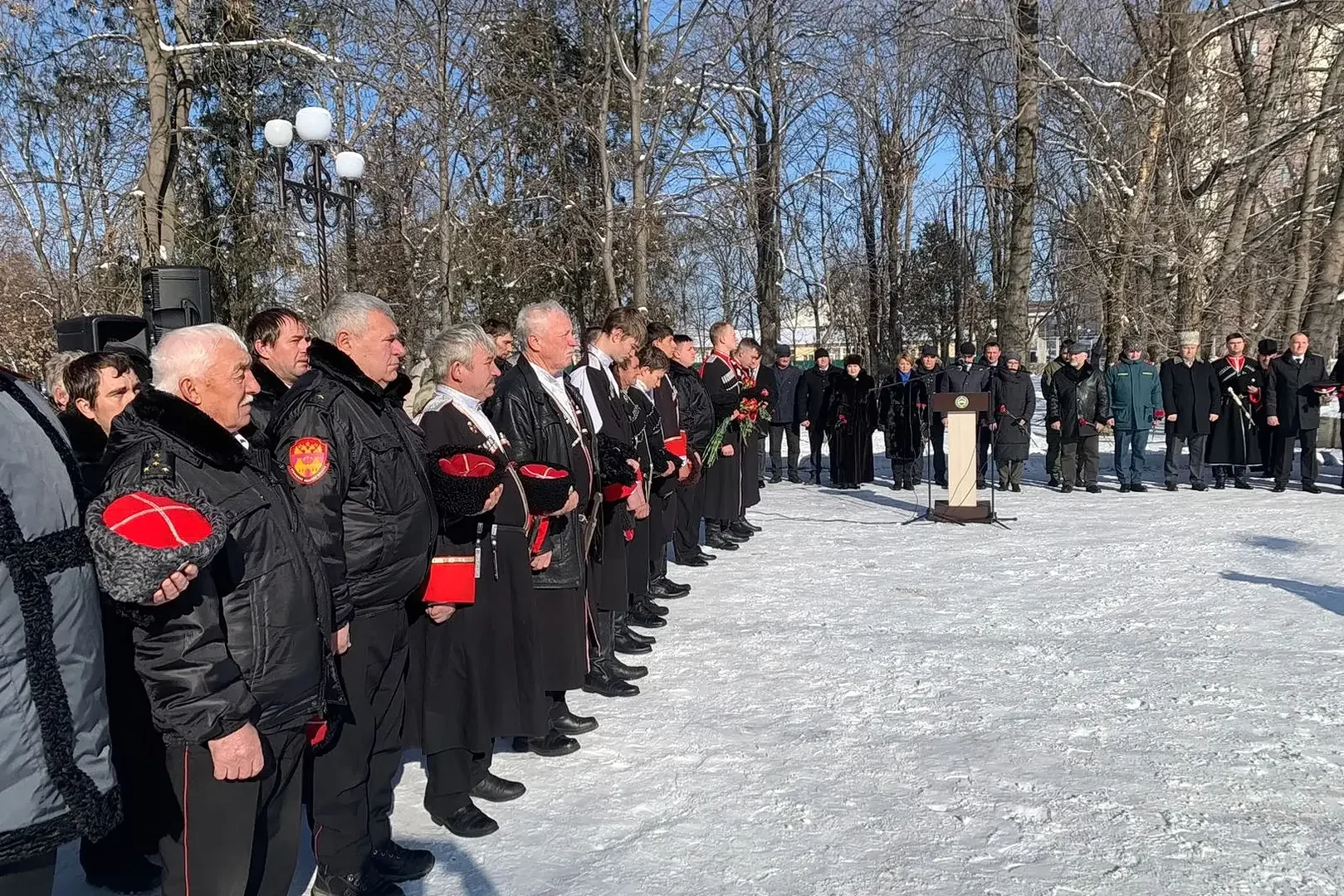 В Черкесске почтили память казаков