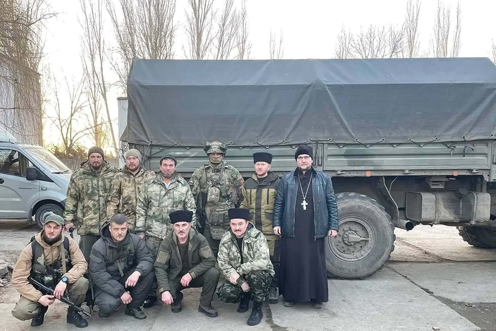 Священник посетил воинов батальона «Терек»