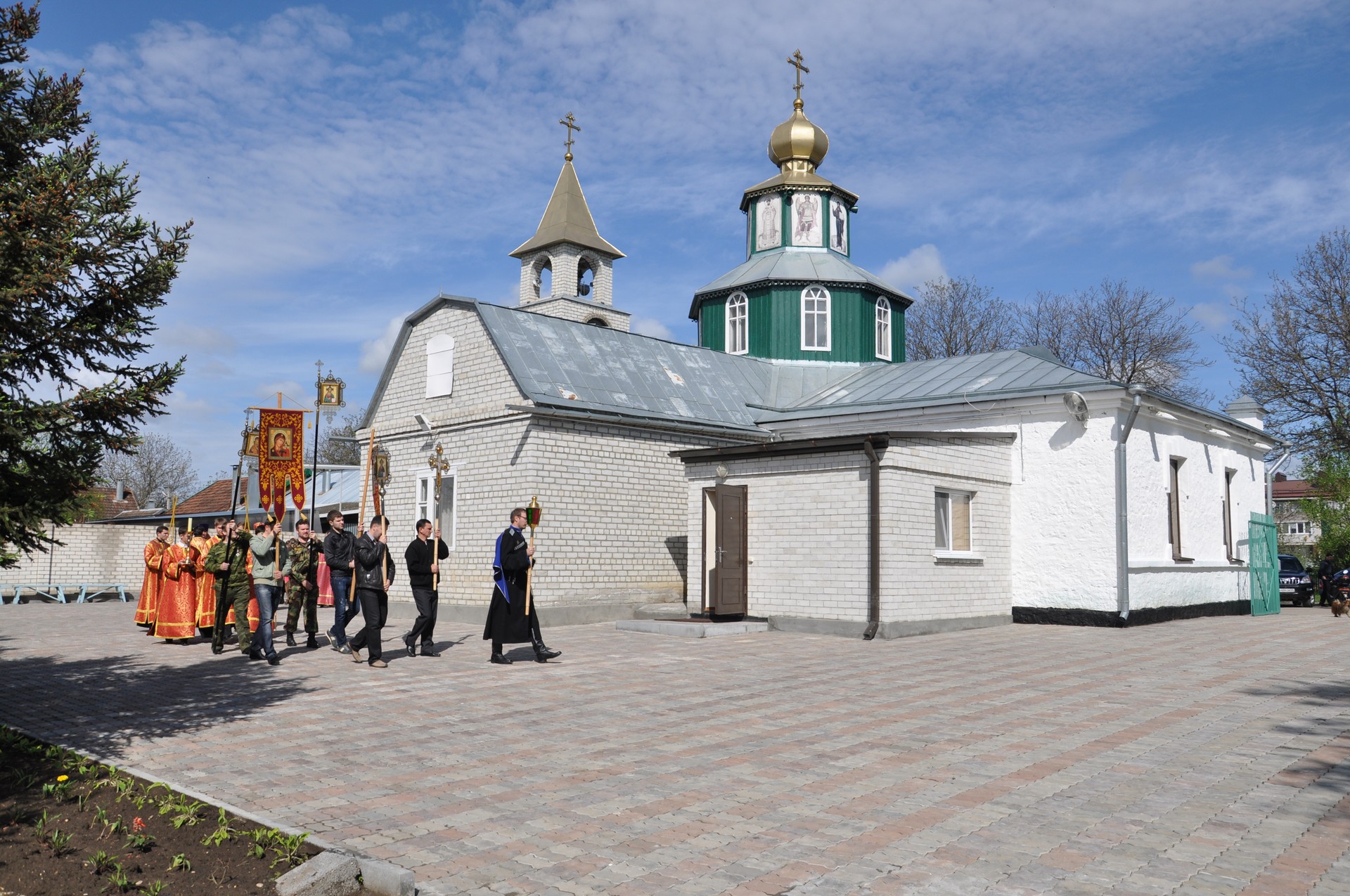 Станица константиновская. Храм святителя Тихона Патриарха Московского Пятигорск. Станица Константиновская Ставропольский край. Ст Константиновская Пятигорск. Церковь станицы Константиновская.